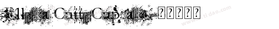 Jellyka CuttyCupcake字体转换